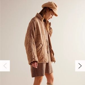 Free People Dolman Quilted Knit Jacket